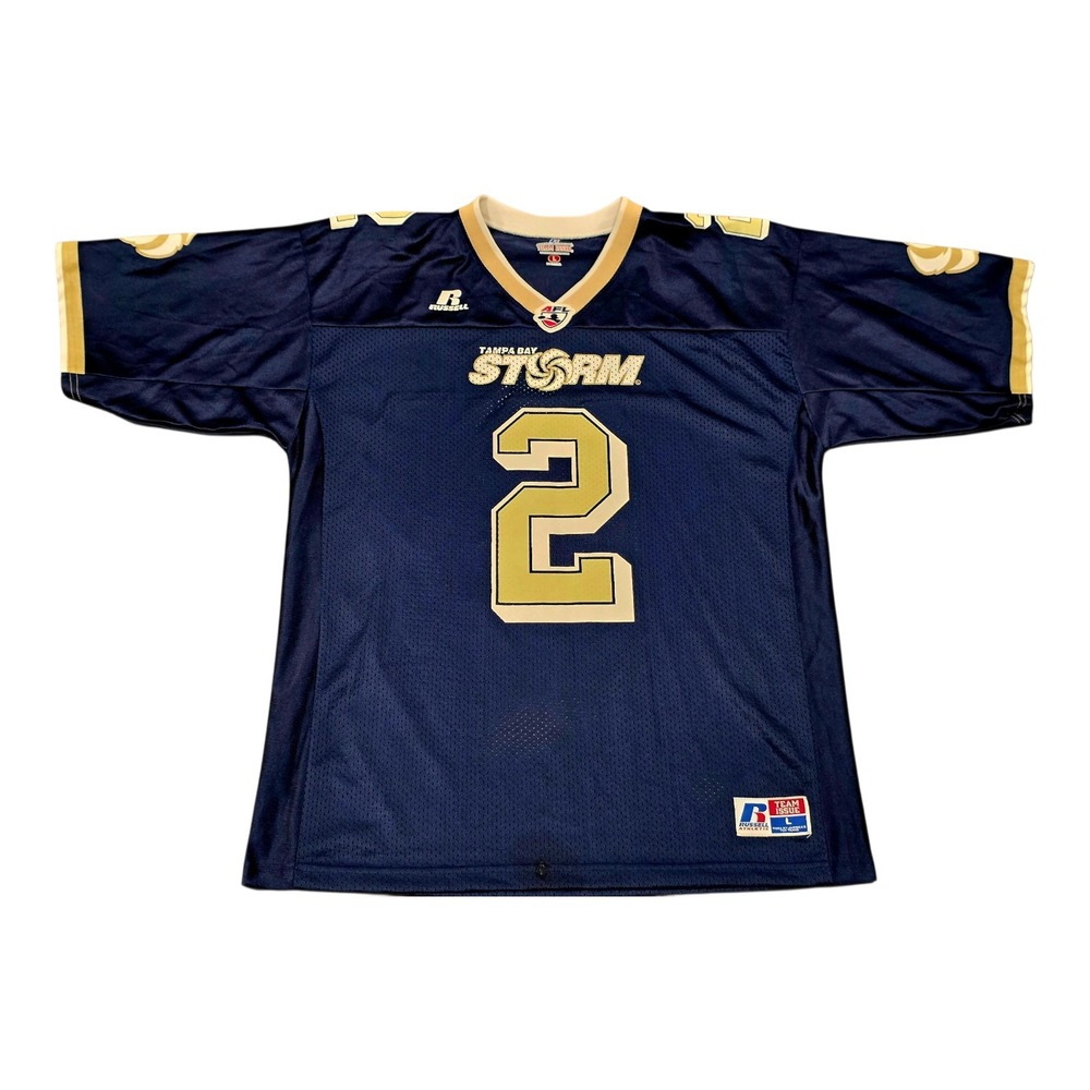 Rare Barry Wagner #2 Tampa Bay Storm team-issued Russell Athletic Jersey Large